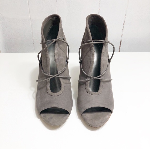 BCBGeneration Shoes - BCBGeneration Gray Suede Heels